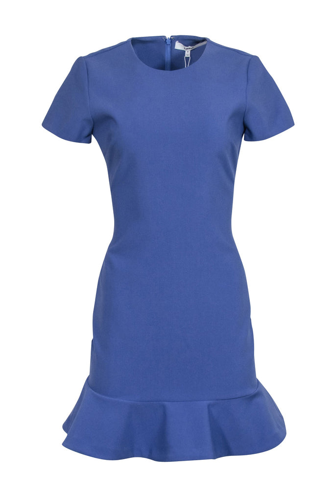 Likely - Periwinkle Blue Short Sleeve Fit & Flare Short Dress Sz 8 Likely - Periwinkle Blue Short Sleeve Fit & Flare Short Dress Sz 8