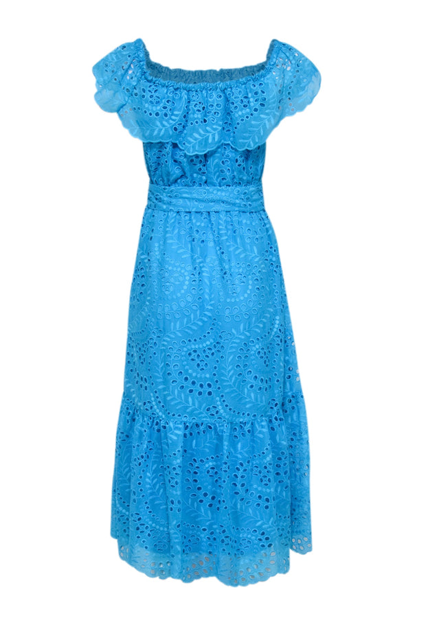 aqua blue lace dress Lilly Pulitzer
