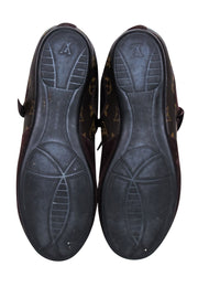 Current Boutique-Louis Vuitton - Brown Monogram & Suede Sneakers Sz 9