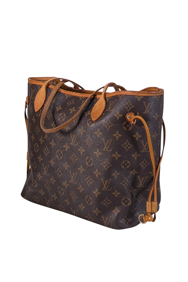 Current Boutique-Louis Vuitton - Brown Monogram Coated Canvas Neverfull MM