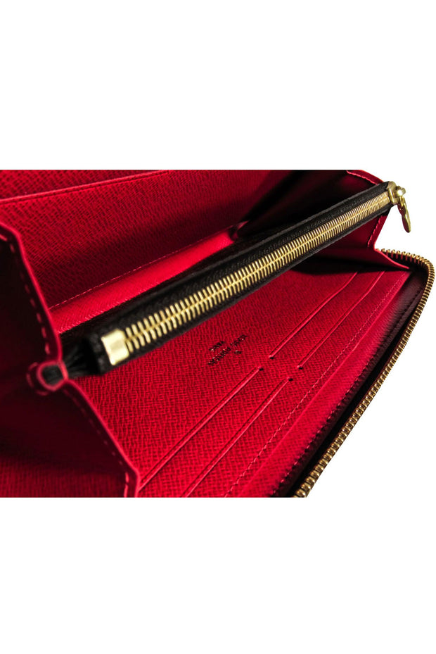 Current Boutique-Louis Vuitton - Brown Ebene "Clémence" Wallet