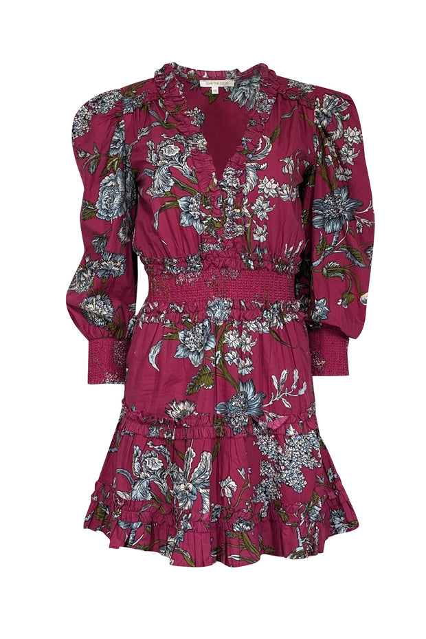 love the label pink dress Love The Label Pink Floral Boho Dress