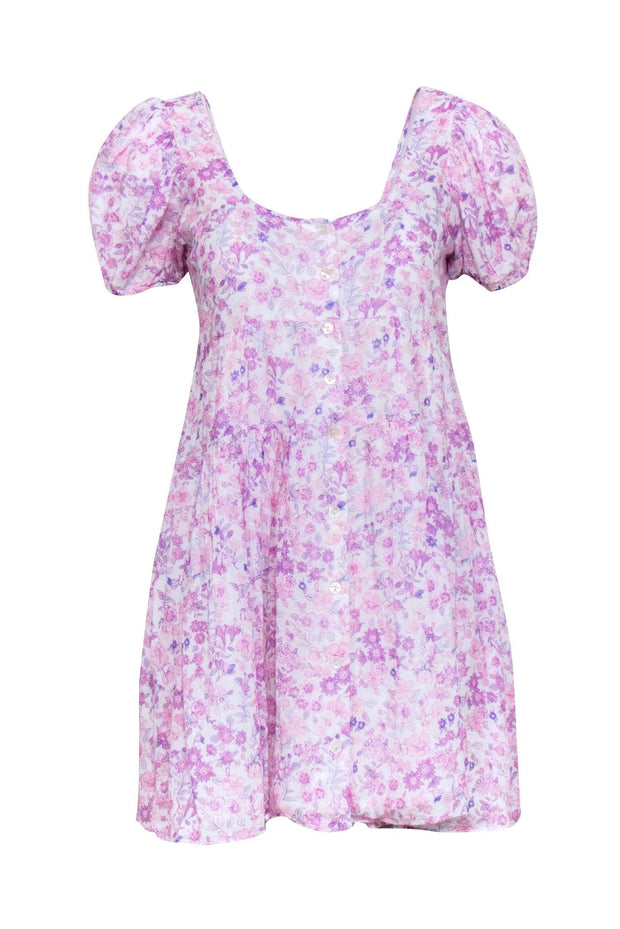 love shack fancy purple floral dress Love Shack Fancy Lavender Size 00 Dress