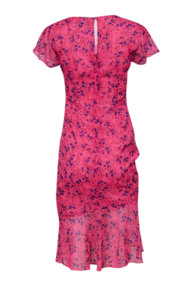 majorelle pink dress Majorelle Floral Print Long Dress - Pink Dresses, Clothing - WMAJO24559