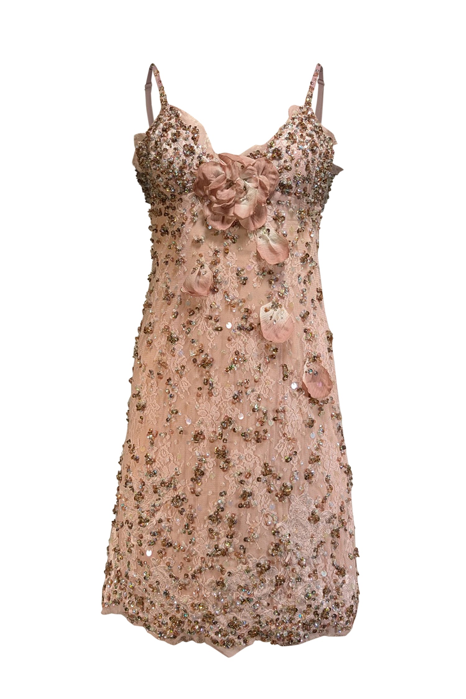 knee length dresses for ladies Vintage mandalay green lace dress – Sweetvintagez main image 0