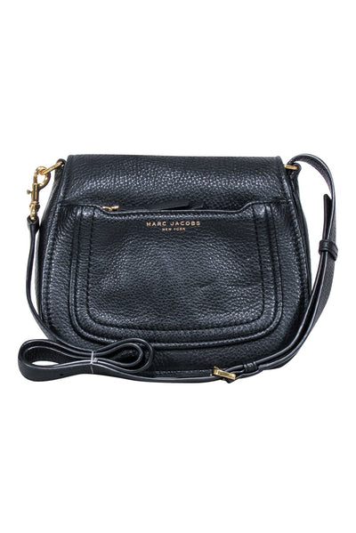 Current Boutique-Marc Jacobs - Black Pebbled Leather Crossbody Bag