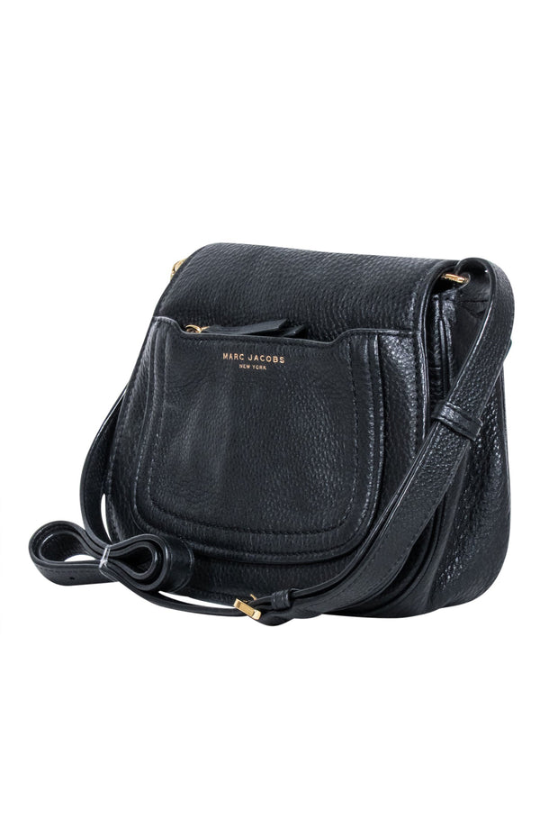 Current Boutique-Marc Jacobs - Black Pebbled Leather Crossbody Bag