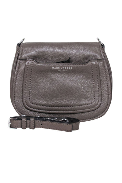 Current Boutique-Marc Jacobs - Taupe Pebbled Leather Crossbody Bag
