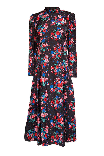 Marc Jacobs Women's The 40s Floral Dress - Black Multi Marc Jacobs Women's The 40s Floral Dress - Black Multi