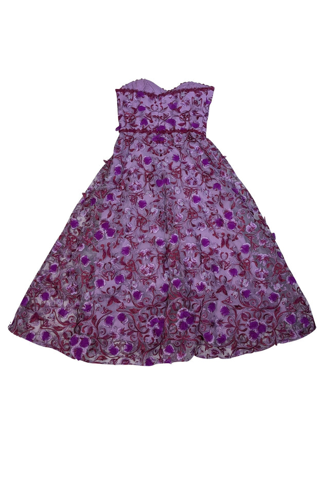 marchesa notte purple lace dress Marchesa Notte Purple Lace Dress , Size: 2, Worn twice