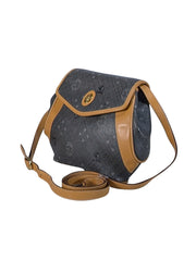 Current Boutique-Mark Cross - Grey Coated Canvas Print Crossbody Bag