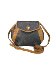 Current Boutique-Mark Cross - Grey Coated Canvas Print Crossbody Bag