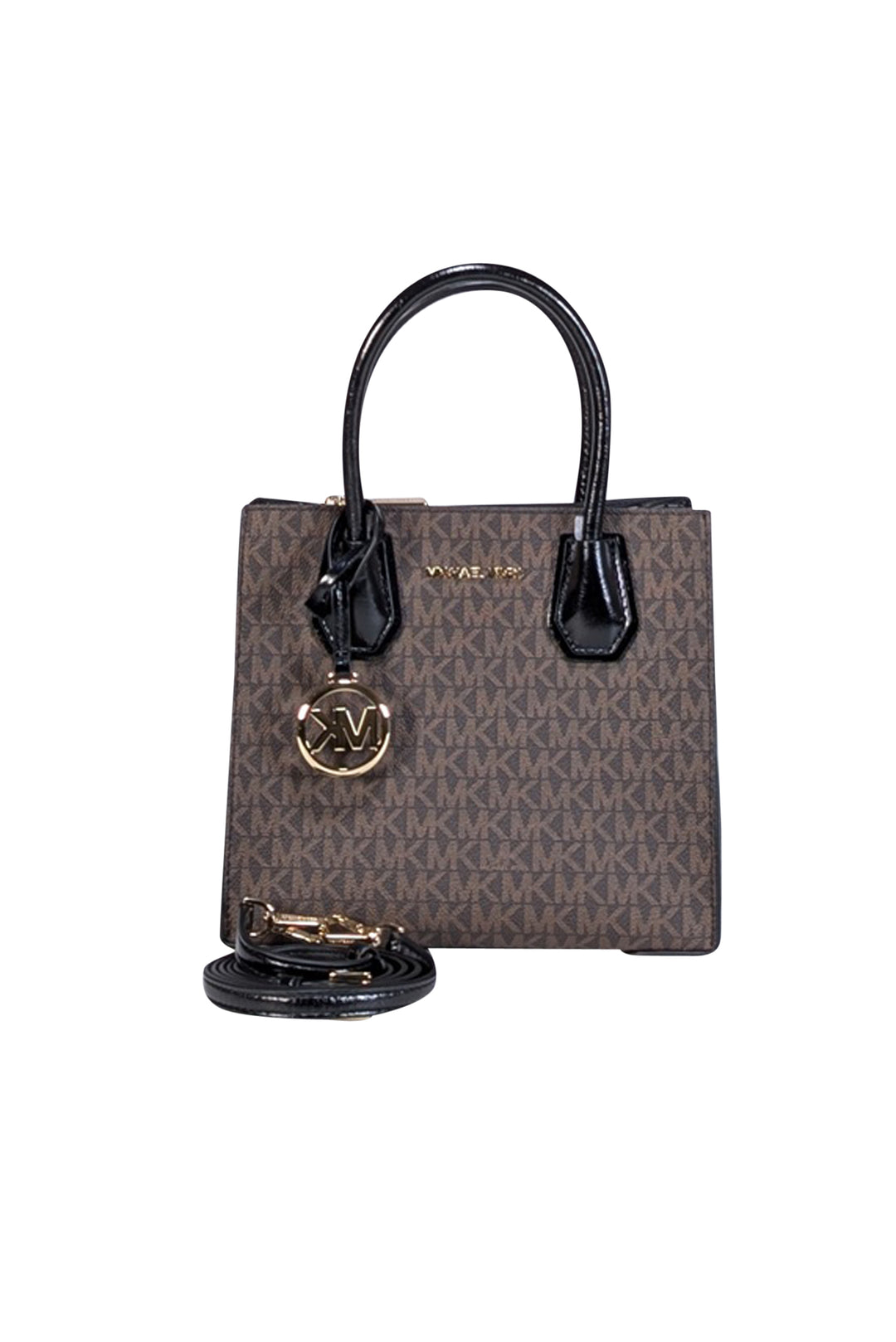 Michael Kors - Brown & Black Logo Canvas Crossbody w  display picture 2