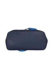 Current Boutique-Michael Kors - Blue & Dark Navy Saffiano Leather Tote Bag