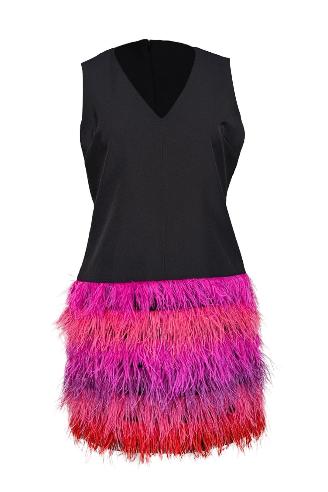 Milly Veronica Feather Mini Dress 10