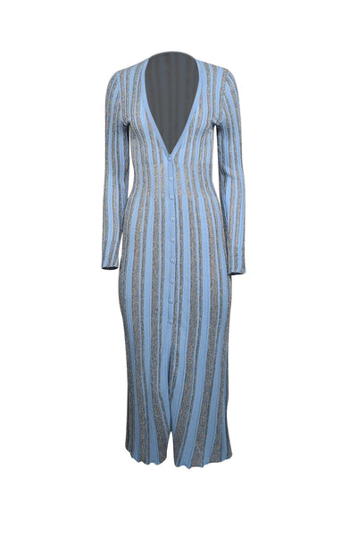 misa metallic dress MISA Los Angeles