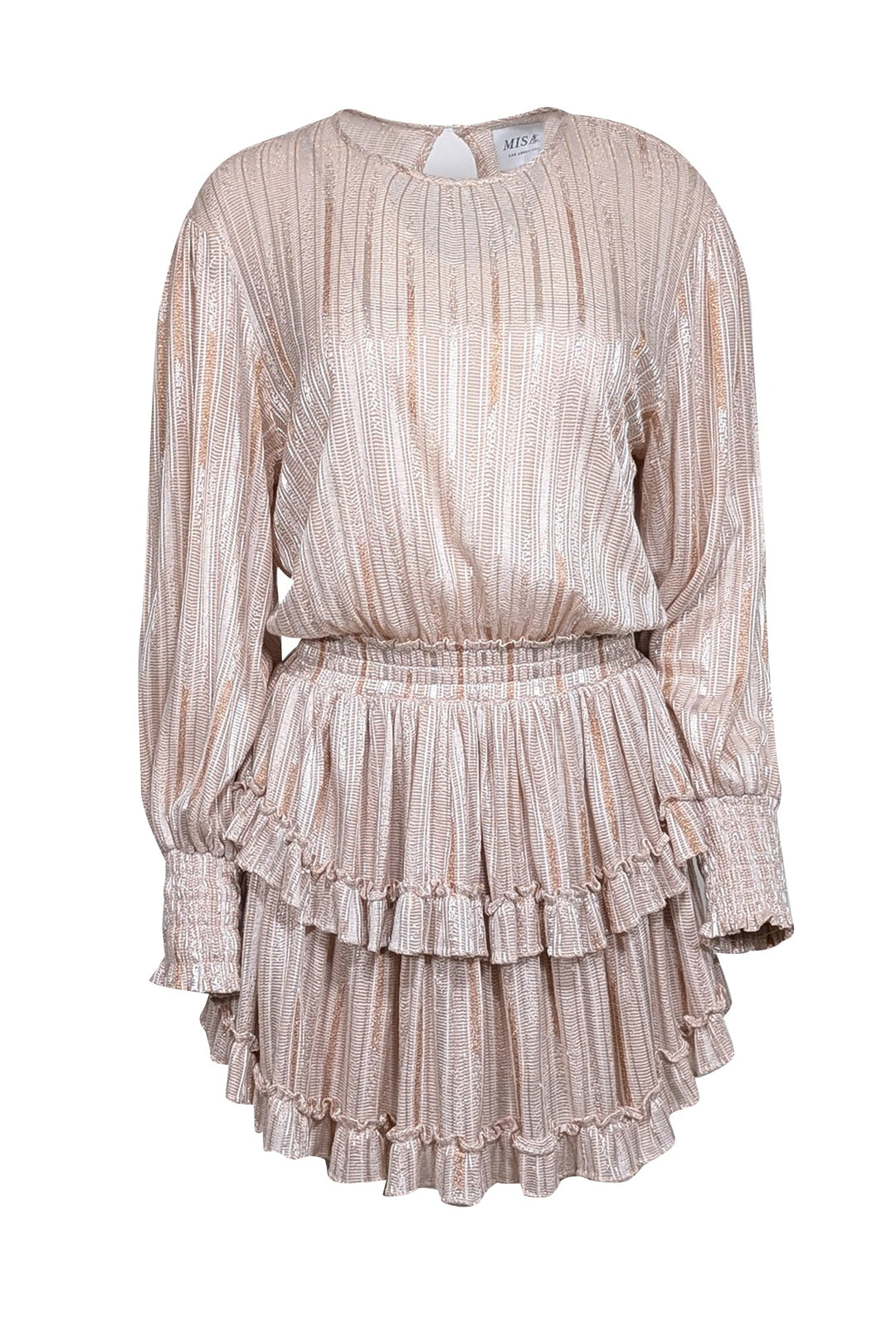 misa metallic dress Misa Los Angeles