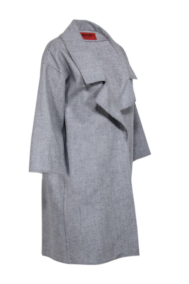 Current Boutique-Missoni - Grey Cashmere Blend Coat Sz M