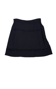 Missoni - Black Scallop Skirt Sz M - Current Boutique