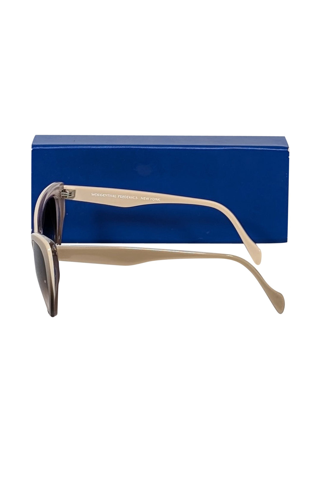 Morgenthal Frederics - Beige Cat Eye Sunglasses display picture 2