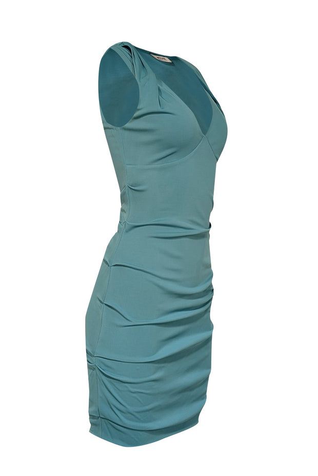 white christmas dresses 2021 NWT Crepe Painted Print Dress, Size 6 – MARTINI CONSIGNMENT main image 1