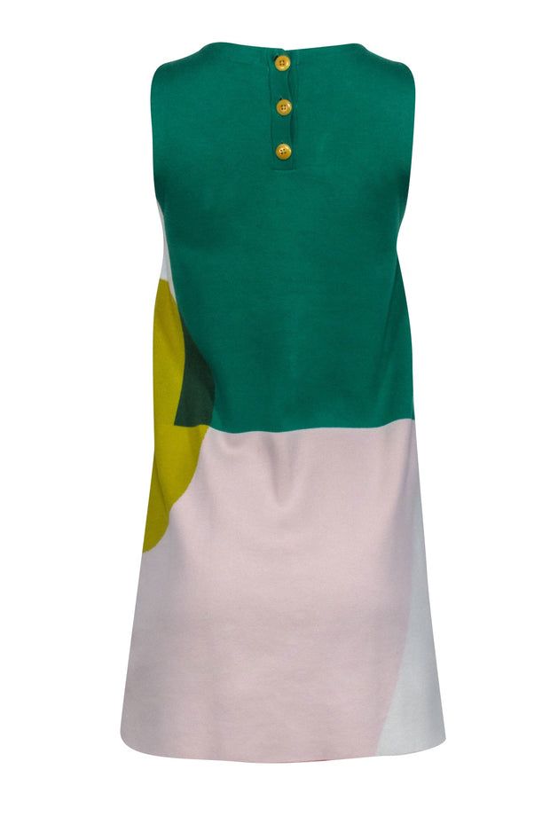 Moth - Yellow, Green, & White Knit Sleeveless Dress Sz S Moth - Yellow, Green, & White Knit Sleeveless Dress Sz S