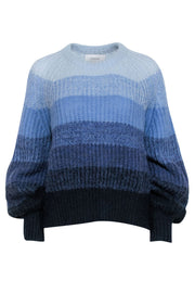 Current Boutique-Munthe - Blue Ombre Wool & Alpaca Blend Sweater Sz 4