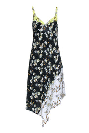 Current Boutique-Off-White - Black & Yellow Logo Print Dress Sz 6