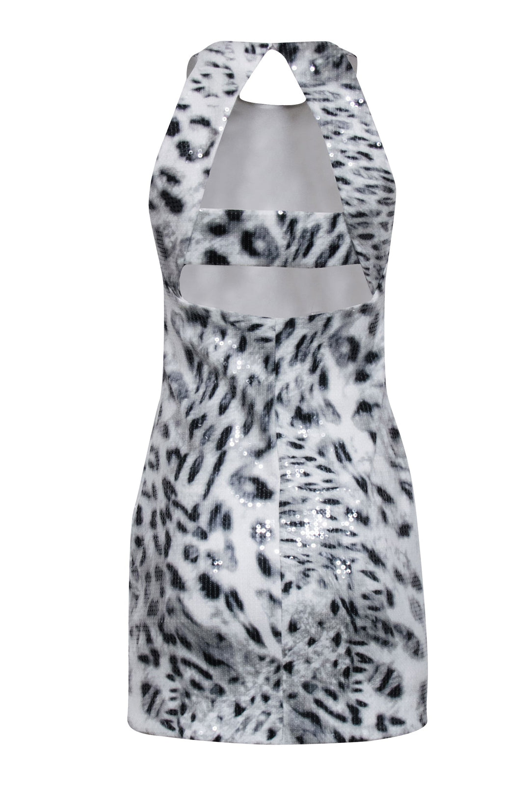 parker white sequin dress Parker Black Gold White Sequin Cocktail Dress Size Medium
