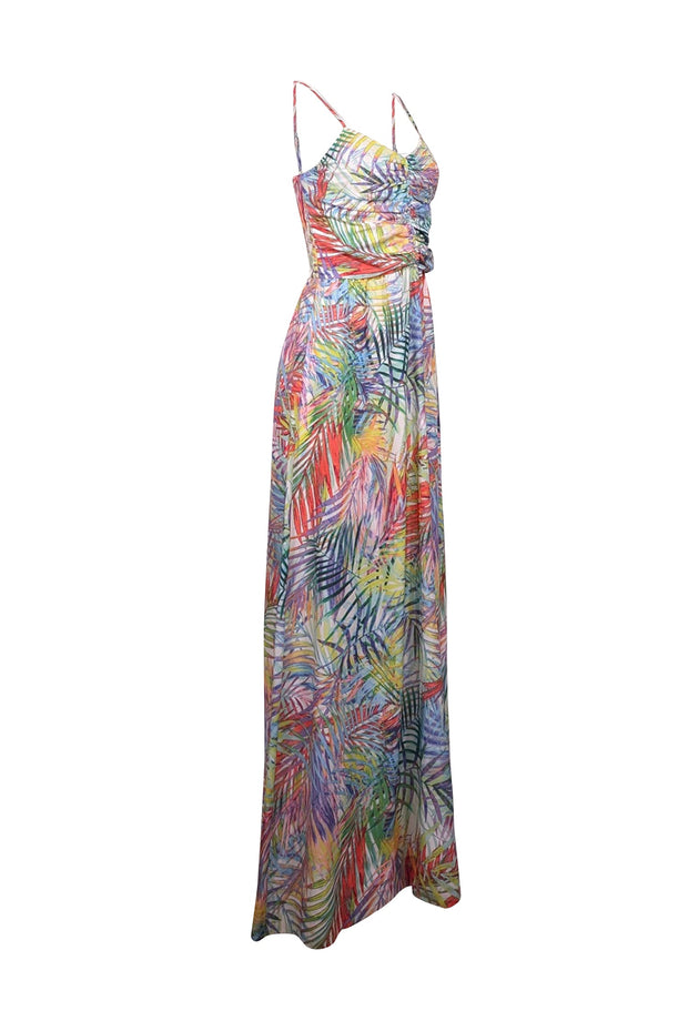 neon print maxi dress Everleigh Abstract Print Dress