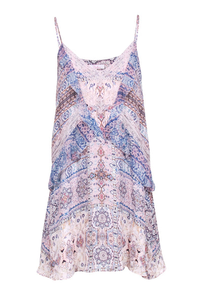 parker silk mini dress Parker Women's Small 100% Silk Wrap Long Sleeve Silk Mini Dress
