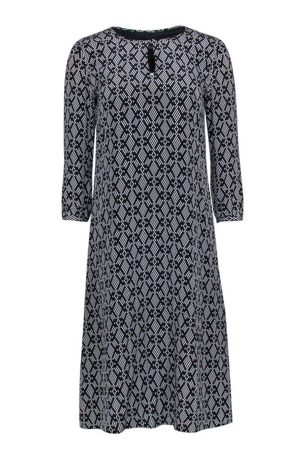 pendleton silk dress Pendleton Petites Womens Silk Blend Dress Size 6 Blue Yellow Florals Lined Belt