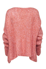 Current Boutique-Philosophy - Orange & Blush Pink Mohair & Wool Blend Sweater Sz M