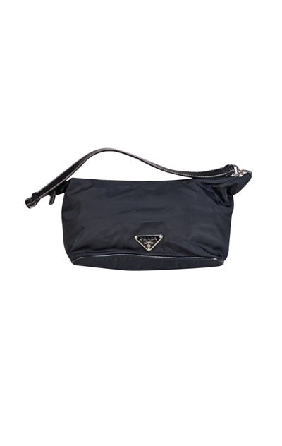 Prada - Black Nylon Shoulder Bag - Current Boutique