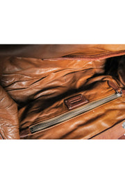 Current Boutique-Prada - Brown Washed Buffalo Frame Bag