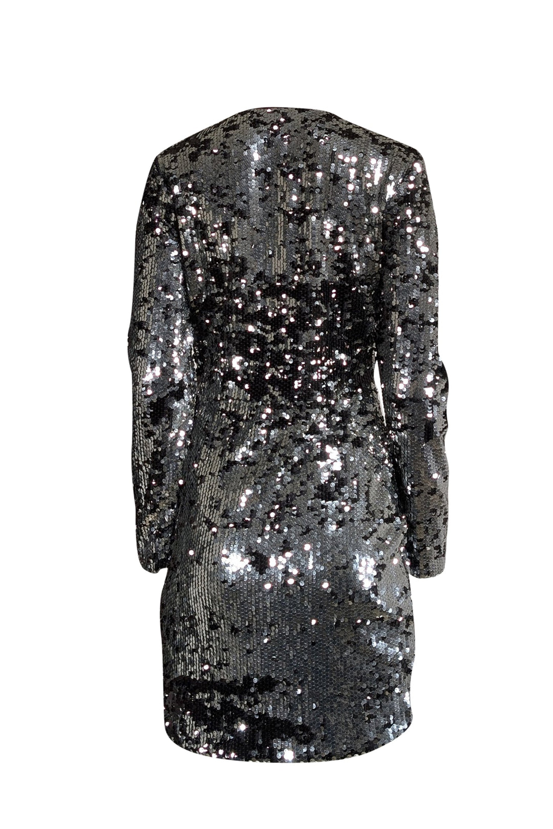 Rachel Zoe - Silver & Black Sequin Dress Sz 8 Rachel Zoe - Silver & Black Sequin Dress Sz 8