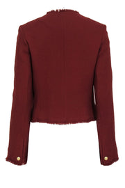 Current Boutique-Rag & Bone - Rust Wool "Carmen" Jacket w/ Raw Edges Sz 4