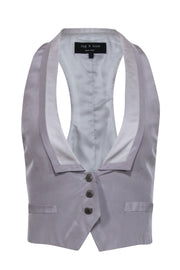 Current Boutique-Rag & Bone - Grey Tailored Racerback Vest Sz 0