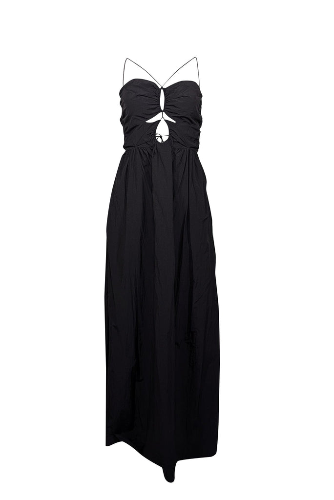 Rails - Black Nylon Halter Neck "Silvia" Dress Sz S Rails - Black Nylon Halter Neck "Silvia" Dress Sz S