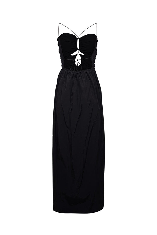 Rails - Black Nylon Halter Neck "Silvia" Dress Sz S Rails - Black Nylon Halter Neck "Silvia" Dress Sz S