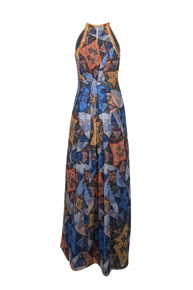 ranna gill embroidered dress Ranna Gill Floral Embroidered Maxi Dress