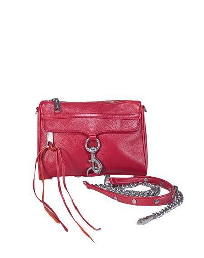 Current Boutique-Rebecca Minkoff - Red Leather Crossbody Buckle Front Purse