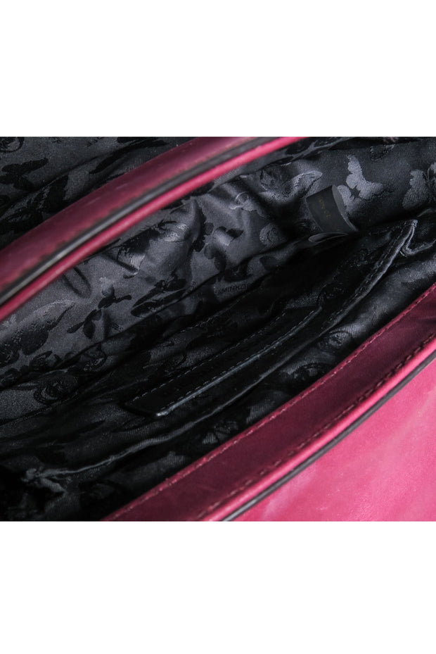 Current Boutique-Rebecca Minkoff - Burgundy "Astor" Leather Saddle Bag