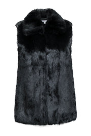 Current Boutique-Rebecca Minkoff - Black Rabbit Fur Vest Sz XS
