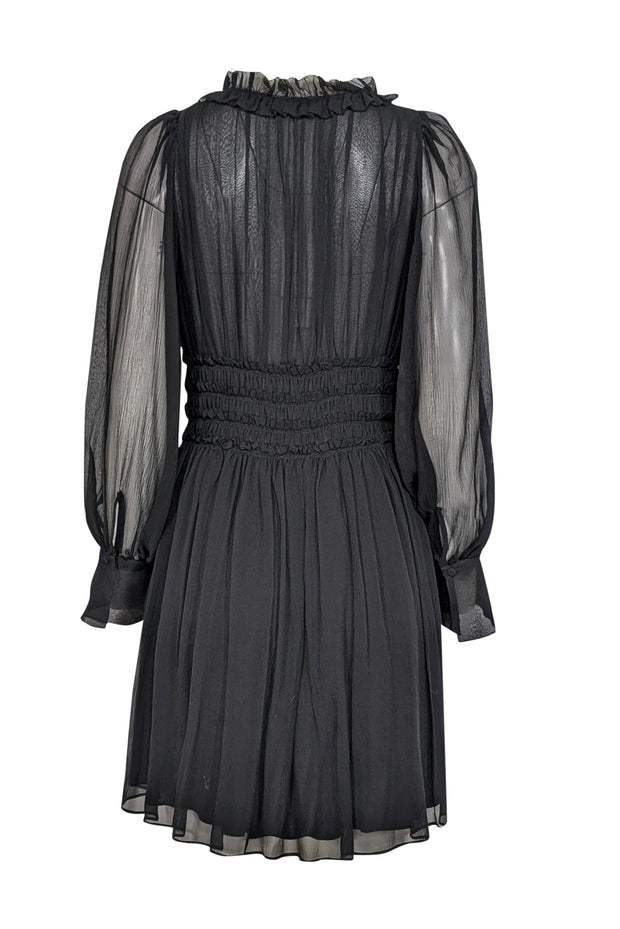 Rebecca Taylor Women's Long-Sleeve Silk Chiffon Dress, Size 4 Rebecca Taylor Women's Long-Sleeve Silk Chiffon Dress, Size 4