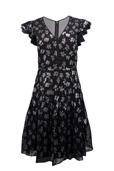 black dresses with cap sleeves Rebecca Taylor