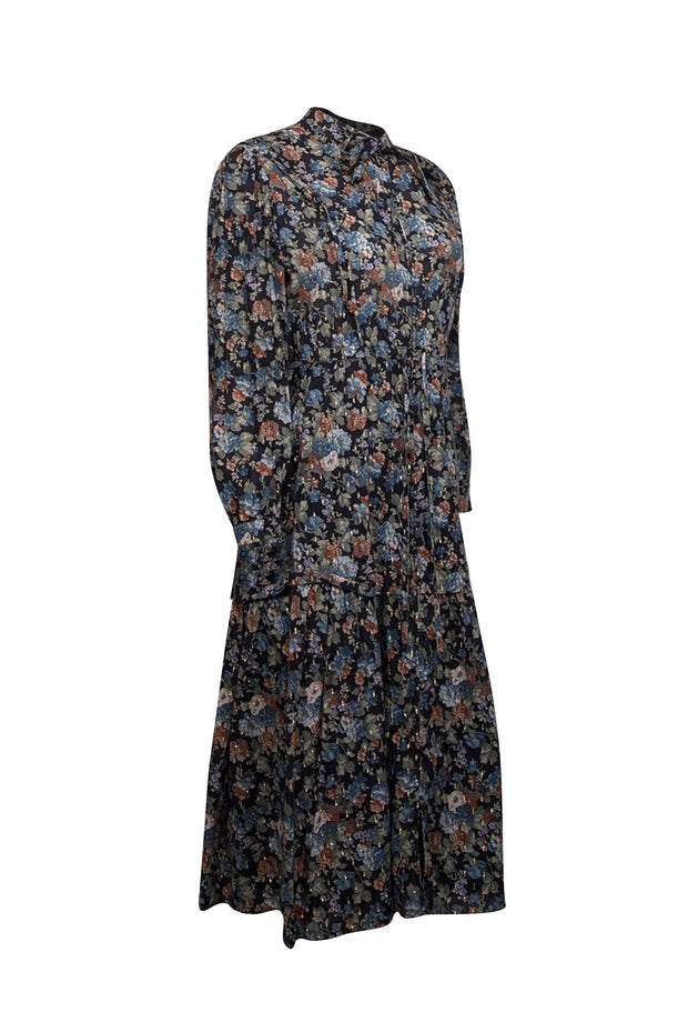 rebecca taylor floral midi dress Rebecca Taylor Floral Midi Dress, Red / Regular 8 (M)