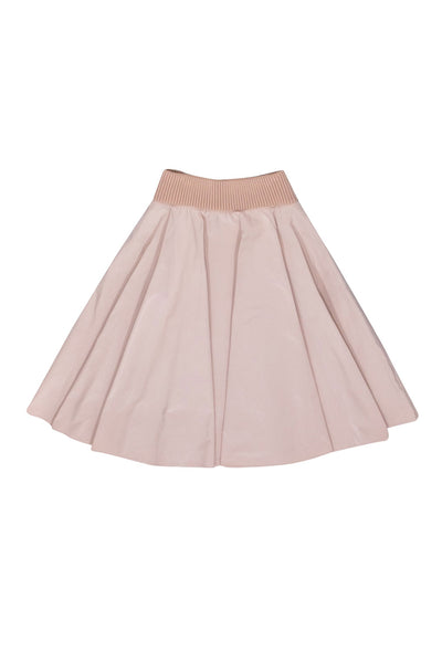 Current Boutique-Red Valentino - Blush Pink Cargo Midi Flared Skirt Sz 4