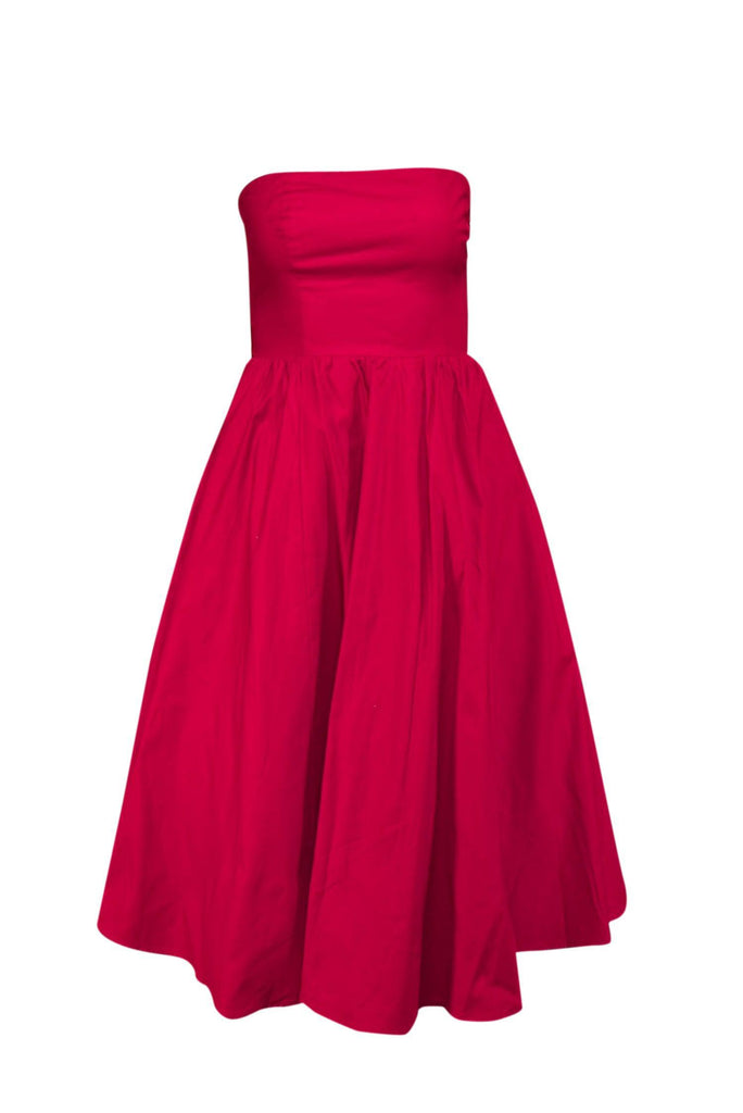 buttercup red dress Reformation