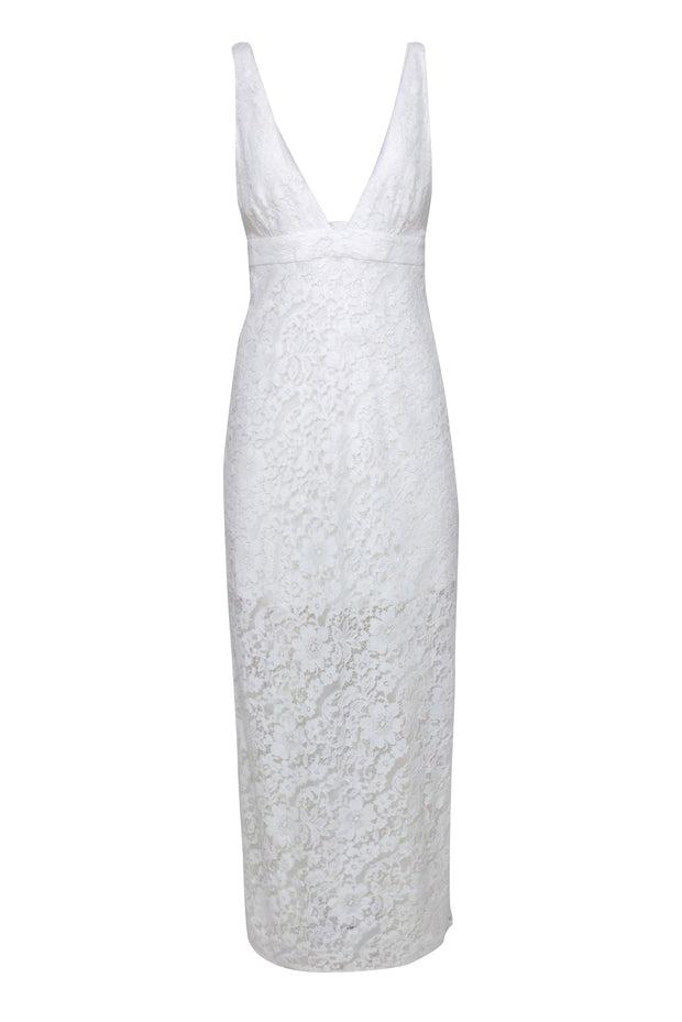 Reformation - Ivory Lace Sleeveless Midi Dress Sz 6 Reformation - Ivory Lace Sleeveless Midi Dress Sz 6